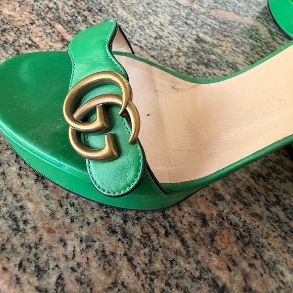 Green Gucci shoes! - Picture 2 of 4